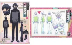 【中古】ポスター キャラ設定A4クリアポスター2枚セット vol.2 水心子正秀 「特 刀剣乱舞-花丸- ～雪月華～ 月ノ巻」 劇場グッズ