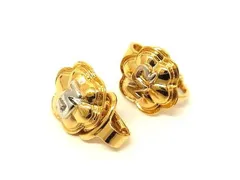 ■極美品■ NINA RICCI ニナリッチ クリップ式 イヤリング アクセサリー レディース ゴールド系 DG2675