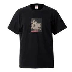 Tシャツ メンズ 半袖 黒 ブラック 女の子 かわいい 写真 カラー プリント 子供 女の子 人 シンプル おしゃれ ウッドグリーン(WOOD GREEN)