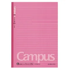 （まとめ買い）コクヨ キャンパスノートカラー表紙 ドット入り セミB5 罫幅7mm30行 30枚 ピンク ノ-3CAT-P 【10冊セット】
