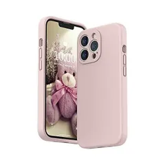 SURPHY iPhone13 Proケース シリコン, 6.1インチ対応(2021)アイフォン13 (ピンク)