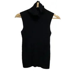 FOXEY BOUTIQUE フォクシー　ニットベスト　タートルネック　ノースリ FOXEY フォクシー ノースリーブ タートルネック L