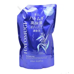【新品 未使用】熊野油脂 麗白 ハトムギ 高保湿ボディソープ 600ml 詰め替え【A3】のサムネイル