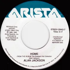 米7” Alan Jackson Home / Ill Try 07822129427 Arista /00080