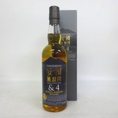 ウイスキー笹の川酒造 山桜 安積蒸溜所 &4 700ml