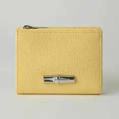 新品 ロンシャン LONGCHAMP 3つ折り財布 ル ロゾ コンパクト ウォレット イエローチックのサムネイル
