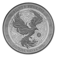 [保証書・カプセル付き] 2025年 (新品) ニウエ「フィネックス」純銀 1オンス 銀貨