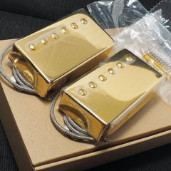 アルニコV ハムバッカーピックアップ 前後セット 金属編組 ギブソン/ダンカン風