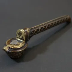 【TR】矢立 書道具 骨董 古美術 アンティーク 楽天市場】矢立 バッタ 墨壺 0077文具 書道具 墨 筆 【中古