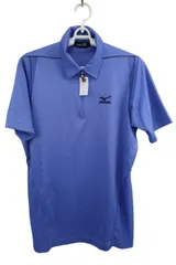 MIZUNO(ミズノ) ハーフジップポロシャツ 紫 メンズ M ゴルフ用品 2504-0181 中古