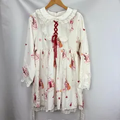 ウサギ　プリント　ロリータ風　ワンピース　サイズⅬ 07031804 02