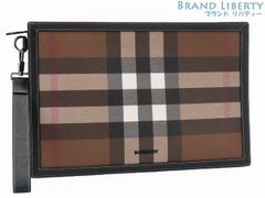 極美品✨Burberry クラッチバッグ NEW LARGE POUCH 型押し - メルカリ