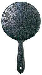 新品 ヤマムラ メッキハンドミラー Y-13 ブラック L