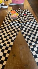 【Mサイズ】COOKMAN/クックマン　Long Chef Pants  シェフパンツ「Checker Black」（ユニセックス）チェッカー　ブラック　チェック