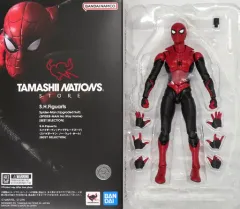 ⭐︎値下げ【中古】スパイダーマン2体とブラックパンサーセット（SHフィギュアーツ） 中古】(本体A/箱B)【特典】S.H.Figuarts スパイダーマン[ブラック