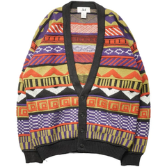 90s- 3D Knit Cardigan