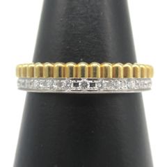 ブシュロン BOUCHERON キャトル ラディアント ダイヤ リング ハーフ 9号 指輪 リング JAL00134 エタニティリング フルエタニティ