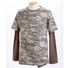 〔2枚セット〕 半袖 ＆ 長袖 Tシャツ ACUS ドライクール ナイス カモフラ ティーシャツ ロンT ミリタリー