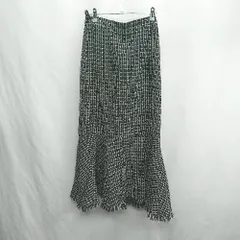 ◇ ⊇ GRL グレイル ツイード ロング マーメイド スカート サイズL ブラック レディース E  【1412090060212】