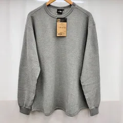 ★【未使用品】THE NORTH FACE ウォームワッフルクルー ミックスグレー XLサイズ/「L/S Warm Waffle Crew」/NT62436/ザ・ノース・フェイス/mab0168