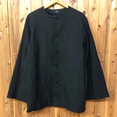 【新品　Y's シャツ】ワイズ ドレスシャツ ネイビー オーバーサイズ LL相当 新品 Y's シャツ】ワイズ ドレスシャツ ネイビー オーバーサイズ