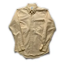 00s Brooks Brothers B.D. Shirt Yellow　100%Cotton　ブルックスブラザーズ　ボタンダウンシャツ