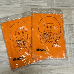 篠山紀信　レンズクリーナー　当時物　昭和レトロ　ミノルタ　Minolta