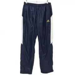 アディダス パンツ ネイビー×白 裏地メッシュ ロゴ刺しゅう メンズ O ゴルフウェア adidas