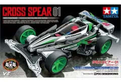 【新品】プラモデル 1/32 クロススピアー 01 (VZシャーシ) 「レーサーミニ四駆シリーズ No.103」 [18103]のサムネイル