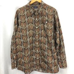 PATAGONIA 総柄プリント　長袖シャツ　サイズⅬ　ORGANIC COTTON 06082605　861
