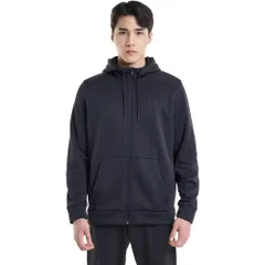 [アンダーアーマー] スウェット_パーカー UA ARMOUR FLEECE FZ HOODIE メンズ 001 日本 MD (日本サイズM相当) [ブラック] [MD]