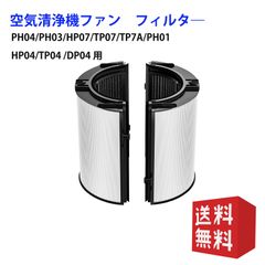 ダイソン(dyson)互換 一体型リサイクルグラスHEPA・活性炭フィルターHP07 TP07 TP09 HP09 DP04 PH03対応 360°コンビガラスHEPA&カーボン交換用フィルター 互換品 (HP07/TP07/HP09/TP09フィルター)
