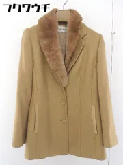 ◇ ◎ Evan-Picone エバンピコネ ラビットファー 長袖 テーラード ジャケット サイズ7 ブラウン レディース  【中古】 【1110210008990】のサムネイル