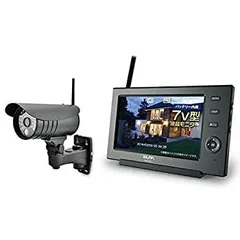 ELPA製 防犯カメラシステム、カメラ1台とモニター付き。中古 ワイヤレスカメラ＆モニター（CMS-7001） | 商品情報 | ELPA