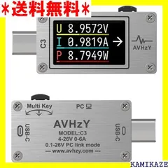 ☆便利_Z015 AVHzY C3 USB3.1テスター 電流電圧テスタ Cに