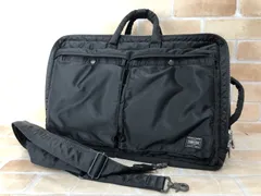 【中古】 PORTER ポーター TANKER 3WAY DOCUMENT BAG ブラック  111424279