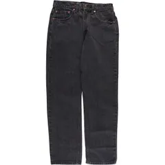 古着 90年代 リーバイス Levi's 505-0260 ブラックデニム テーパードデニムパンツ USA製 メンズw30相当/evb007588