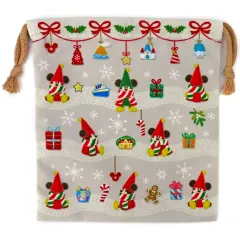 【中古】バッグ [単品] リルリンリン(ホワイト) きんちゃく 「ディズニー・クリスマス2023」 東京ディズニーリゾート限定