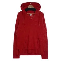 JOINT WORKS ジョイントワークス メキシカンパーカー コットン アクリルニット レッド Size L