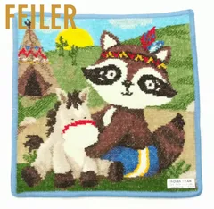 新品未使用 FEILER フェイラー ハンカチ ハンドタオル INDIAN BEAR インディアンベアー