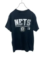 NBA 半袖 プリント Tシャツ M ブラック スポーツロゴ バスケットボール 古着卸 アメリカ仕入 a705-5123