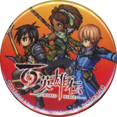 【中古】バッジ・ビンズ 集合 オリジナル缶バッジ 「PS5/PS4/Switchソフト 百英雄伝 -HUNDRED HEROES-」 ヨドバシカメラ購入特典