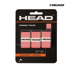【ポスト投函対応】HEAD Prime Tour テニス オーバーグリップ 3 pcs サーモンピンク 285621-sn オーバーグリップ 3本入のサムネイル