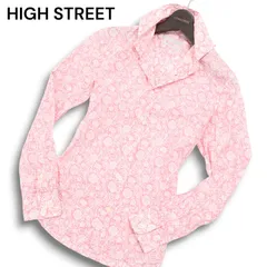 HIGH STREET ハイストリート 通年★ 花柄 フラワー 総柄 長袖 シャツ Sz.S メンズ 日本製のサムネイル