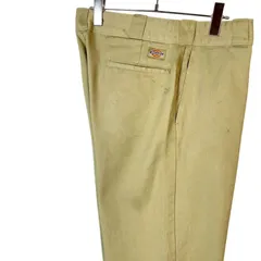 Dickiesディッキーズ874ワークパンツベージュカーキツイル生地ロゴタグワンポイントリアルワークウェアストリートアメカジスケーターファッションスケートボードカルチャーvintageヴィンテージ50510