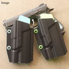 国内製造品 六七五 Cz SHADOW2 X300U ライト 専用 カイデックスホルスター 右用 カーボン柄 2トーン
