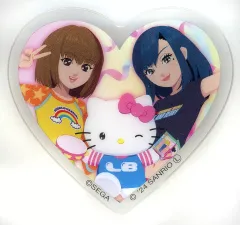 【中古】クリップ ラブ＆ハローキティ＆ベリー 「オシャレ魔女 ラブandベリー×サンリオキャラクターズ アクリルクリップコレクション」