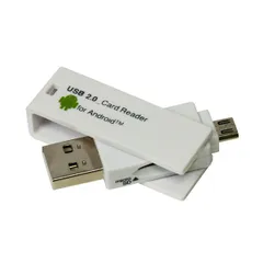 ナカバヤシ CRW-DMSD64W USB・mUSBmSDカードリーダー・ライターホワイト CRWDMSD64W【沖縄離島販売不可】