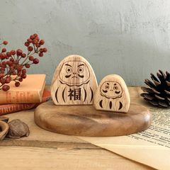 ダルマ 木製 だるま 置物 縁起物 開運 和モダン インテリア雑貨 おしゃれ ギフト
