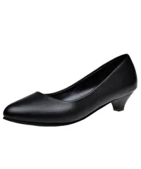 [motayu18] 疲れない パンプス 黒 レディース 歩きやすい 靴 ヒール フォーマル 冠婚葬祭 痛くならない ローヒール 走れる 通勤 仕事 立ち仕事 ハイヒール 就活 ビジネス リクルート (ブラック [ブラック ヒール細3cm] [24.5 cm]